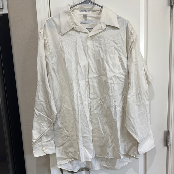 Geoffrey Beene White Dress Shirt Timeless Elegance / D31 - Picture 1 of 3